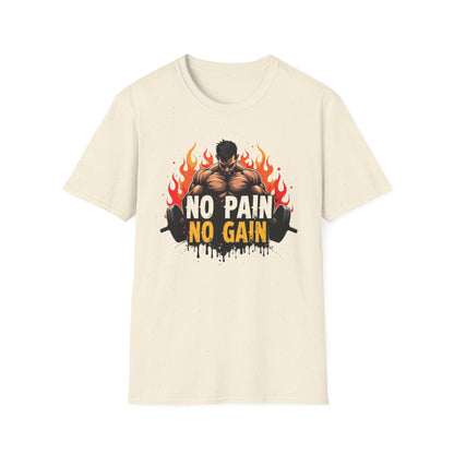 No Pain No Gain T-Shirt – Hardcore Gym & Workout Tee