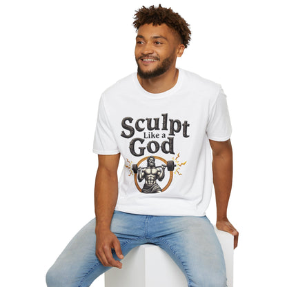 Sculpt Like a God T-Shirt – Epic Gym & Bodybuilding Tee