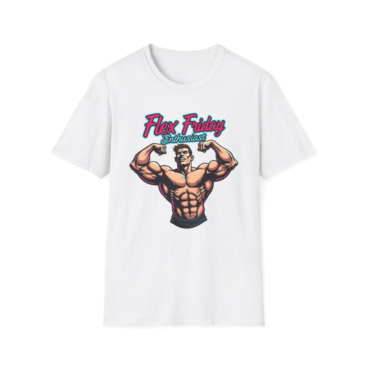 Flex Friday Enthusiast T-Shirt – Gym & Bodybuilding Tee