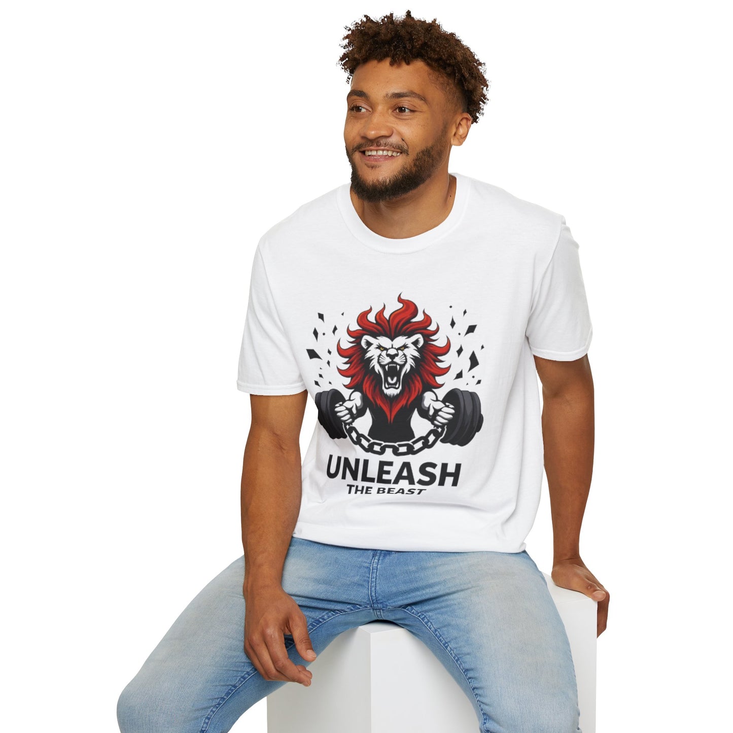 Unleash the Beast T-Shirt – Power, Strength & Gym Motivation