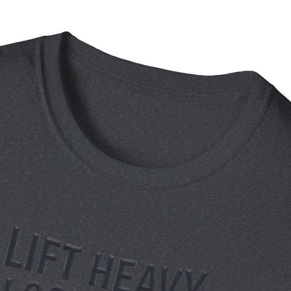 Lift Heavy, Look Good T-Shirt – Motivational Gym & Fitness Tee