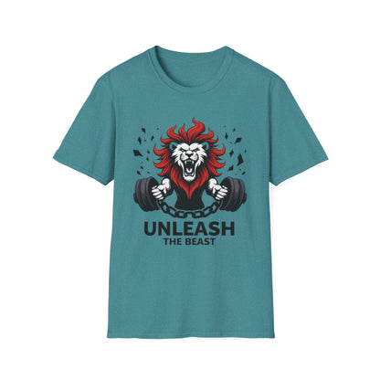 Unleash the Beast T-Shirt – Power, Strength & Gym Motivation