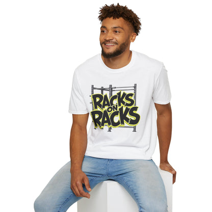 Racks on Racks T-Shirt – Funny Gym & Lifting Tee