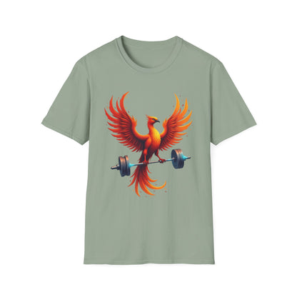 Phoenix Rising Gym T-Shirt – Strength, Resilience & Power Tee