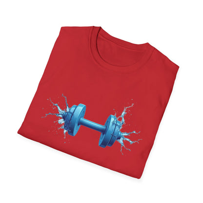 Hydro Strength Dumbbell T-Shirt – Power, Performance & Fluidity