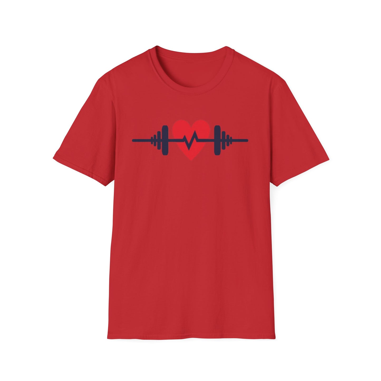 Heartbeat of Fitness T-Shirt – Lift with Passion, Train with Heart