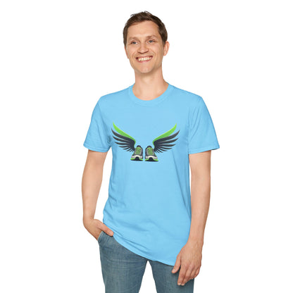 Winged Runner T-Shirt – Speed, Freedom & Endurance