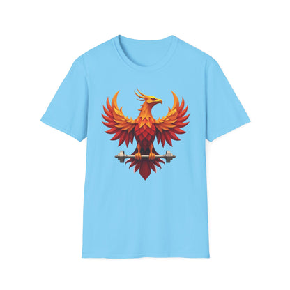 Phoenix Strength Gym T-Shirt – Rise, Lift & Conquer