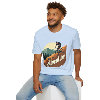 Ride the Adventure T-Shirt – Cycling & Outdoor Exploration