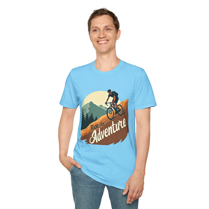 Ride the Adventure T-Shirt – Cycling & Outdoor Exploration