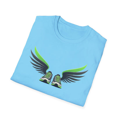 Winged Runner T-Shirt – Speed, Freedom & Endurance