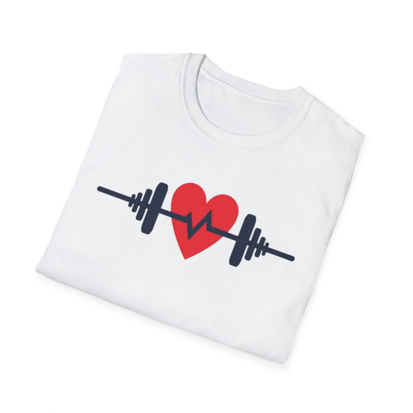 Heartbeat of Fitness T-Shirt – Lift with Passion, Train with Heart