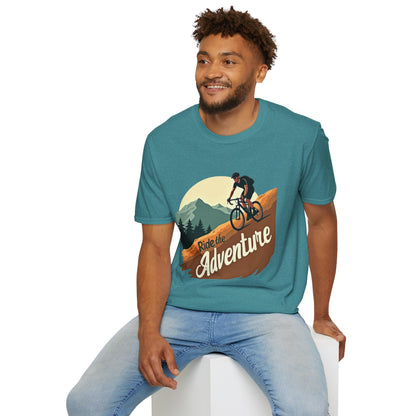 Ride the Adventure T-Shirt – Cycling & Outdoor Exploration