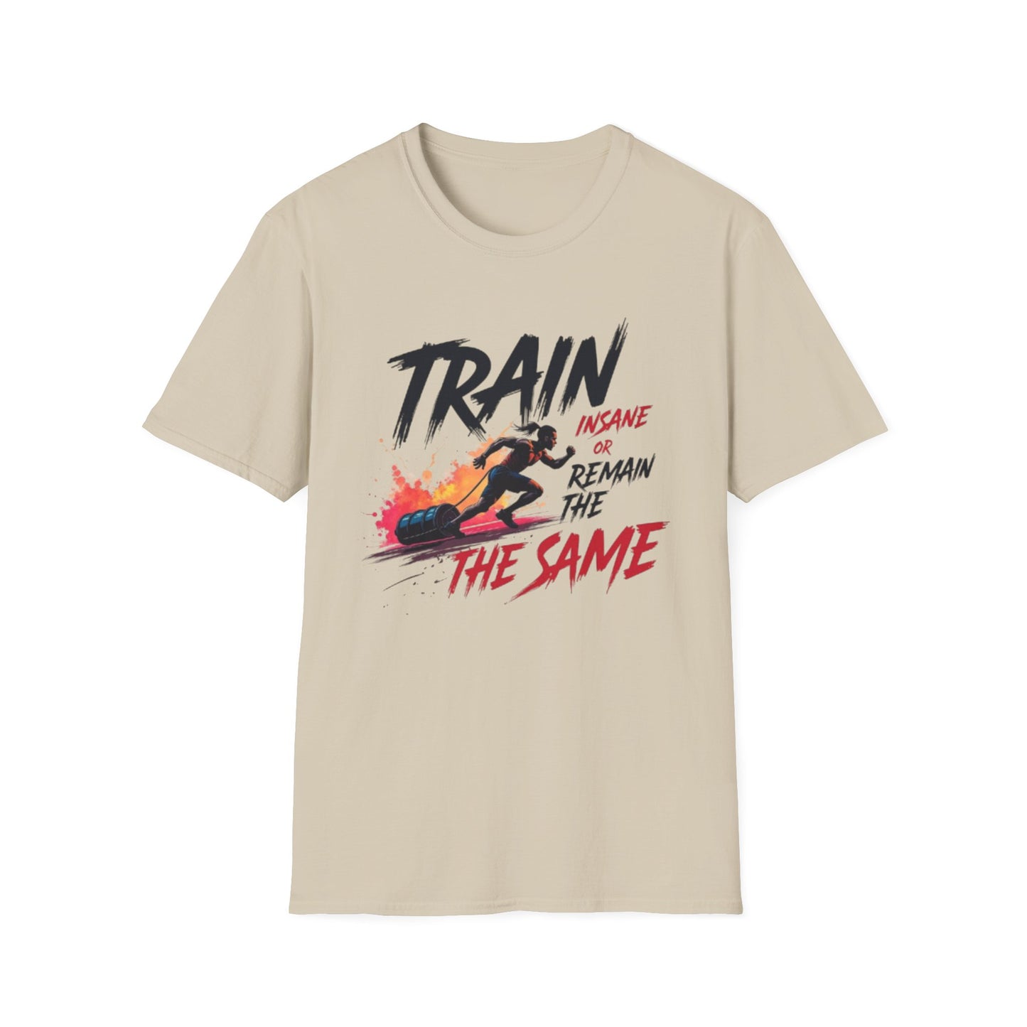 Train Insane or Remain the Same T-Shirt – Hardcore Gym & Fitness Tee