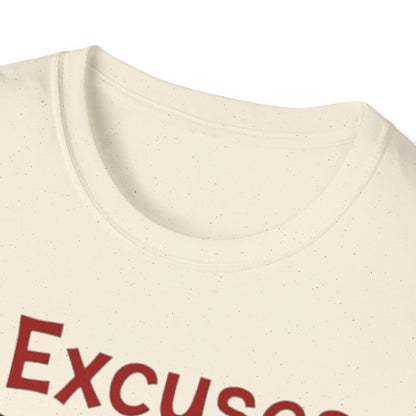 Excuses Don’t Burn Calories T-Shirt – Motivational Gym Workout Tee