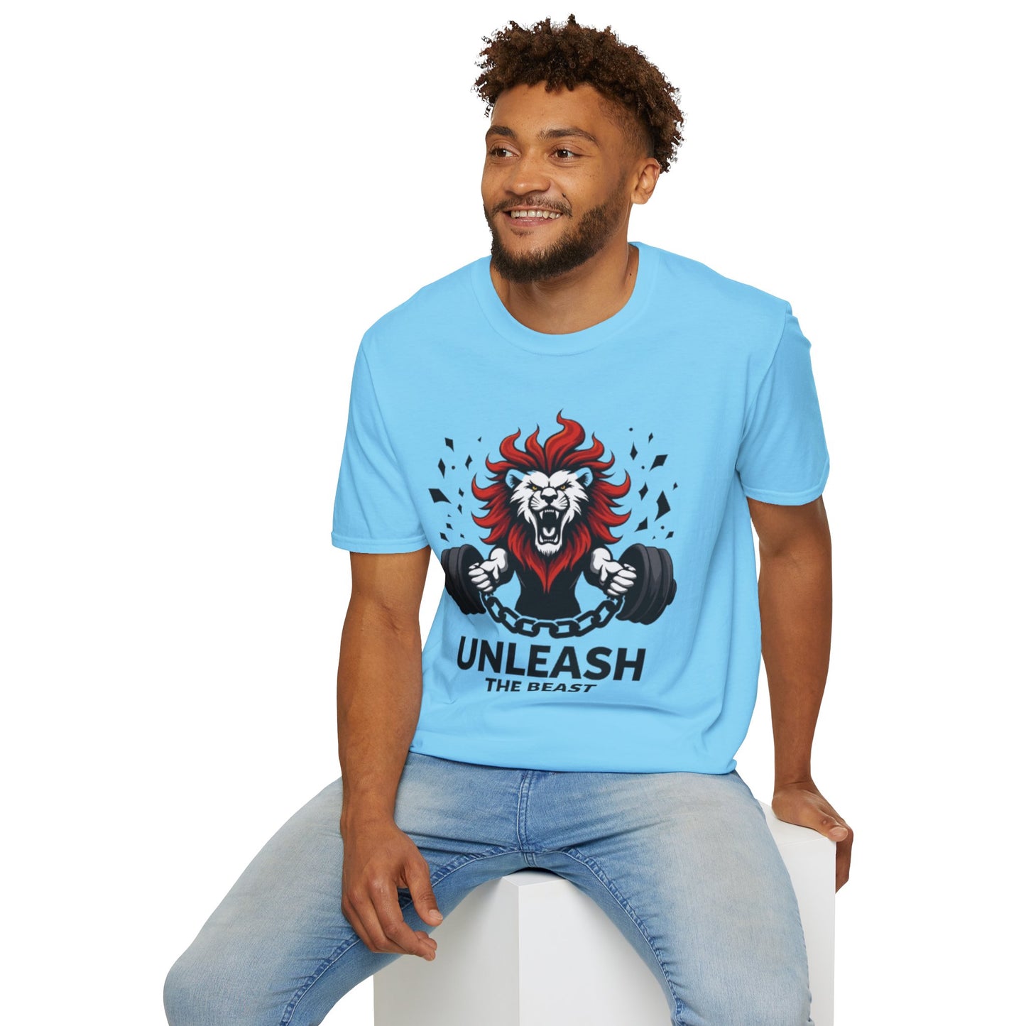 Unleash the Beast T-Shirt – Power, Strength & Gym Motivation