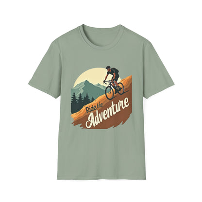 Ride the Adventure T-Shirt – Cycling & Outdoor Exploration