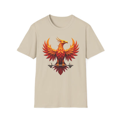 Phoenix Strength Gym T-Shirt – Rise, Lift & Conquer