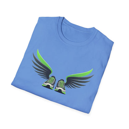 Winged Runner T-Shirt – Speed, Freedom & Endurance