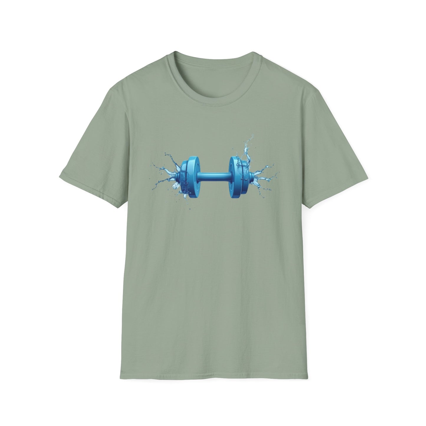 Hydro Strength Dumbbell T-Shirt – Power, Performance & Fluidity