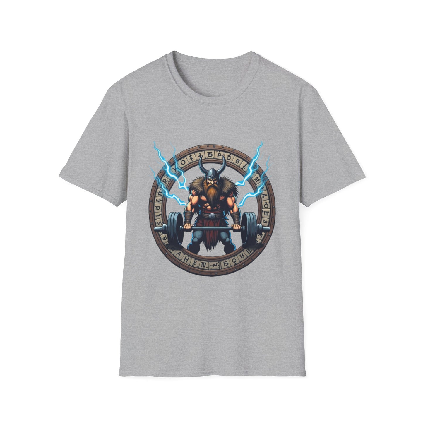 Viking Warrior Gym T-Shirt – Conquer Your Workouts with Norse Strength