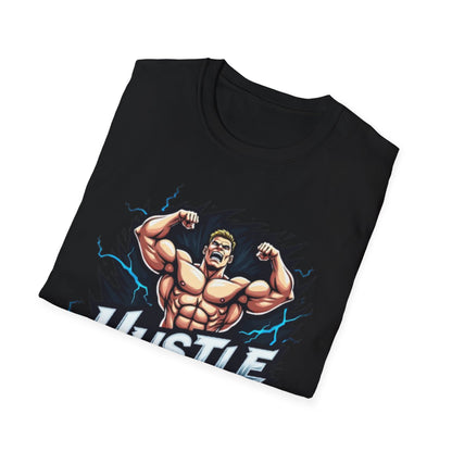 Hustle for the Muscle T-Shirt – Hardcore Gym & Fitness Tee