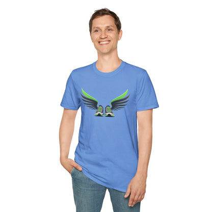 Winged Runner T-Shirt – Speed, Freedom & Endurance