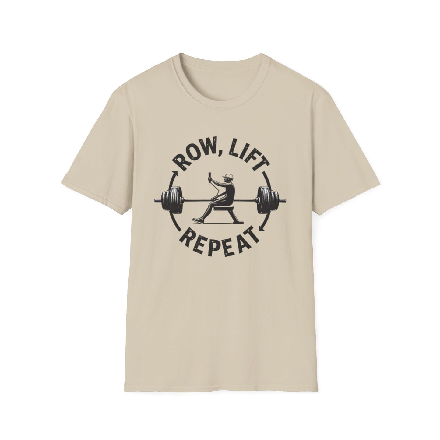 Row, Lift, Repeat T-Shirt – Gym & Functional Fitness Tee