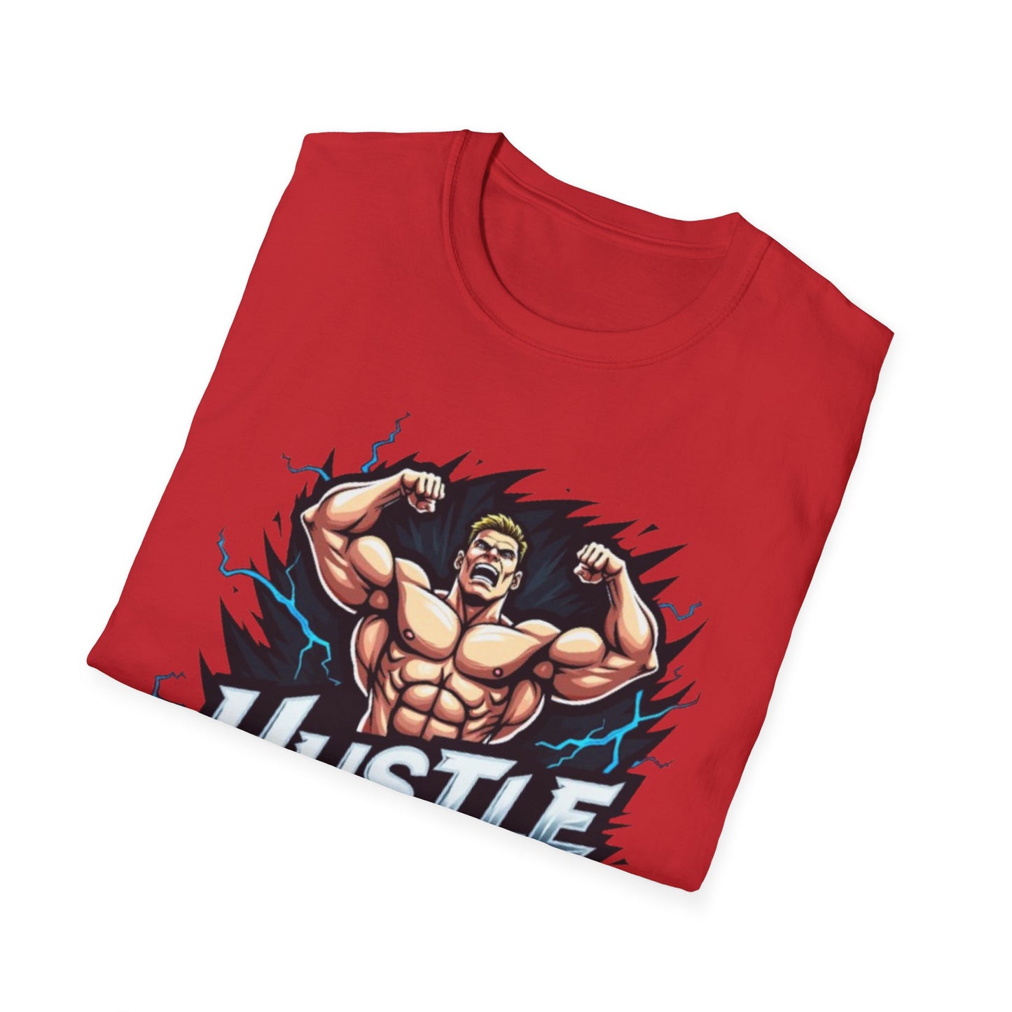 Hustle for the Muscle T-Shirt – Hardcore Gym & Fitness Tee