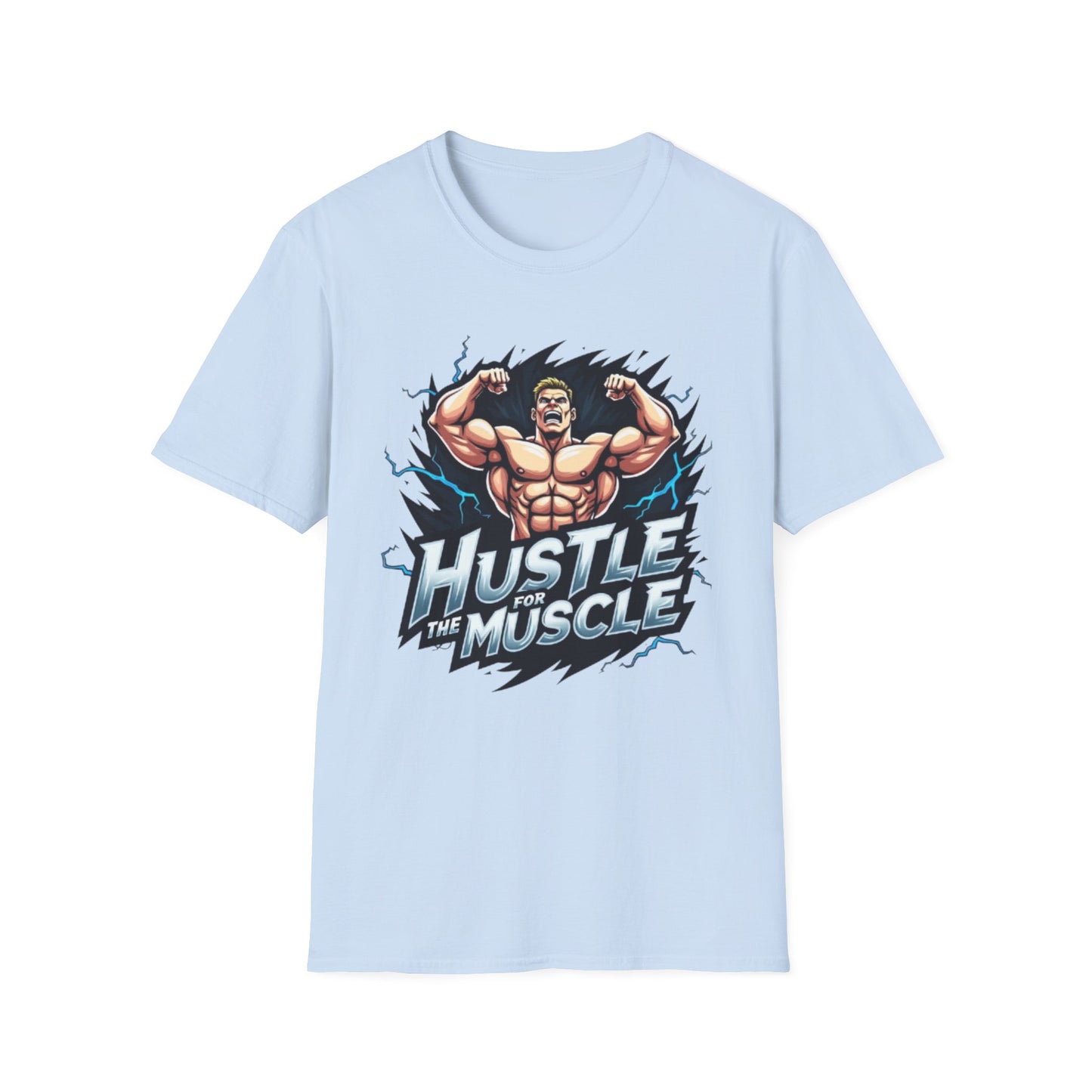 Hustle for the Muscle T-Shirt – Hardcore Gym & Fitness Tee