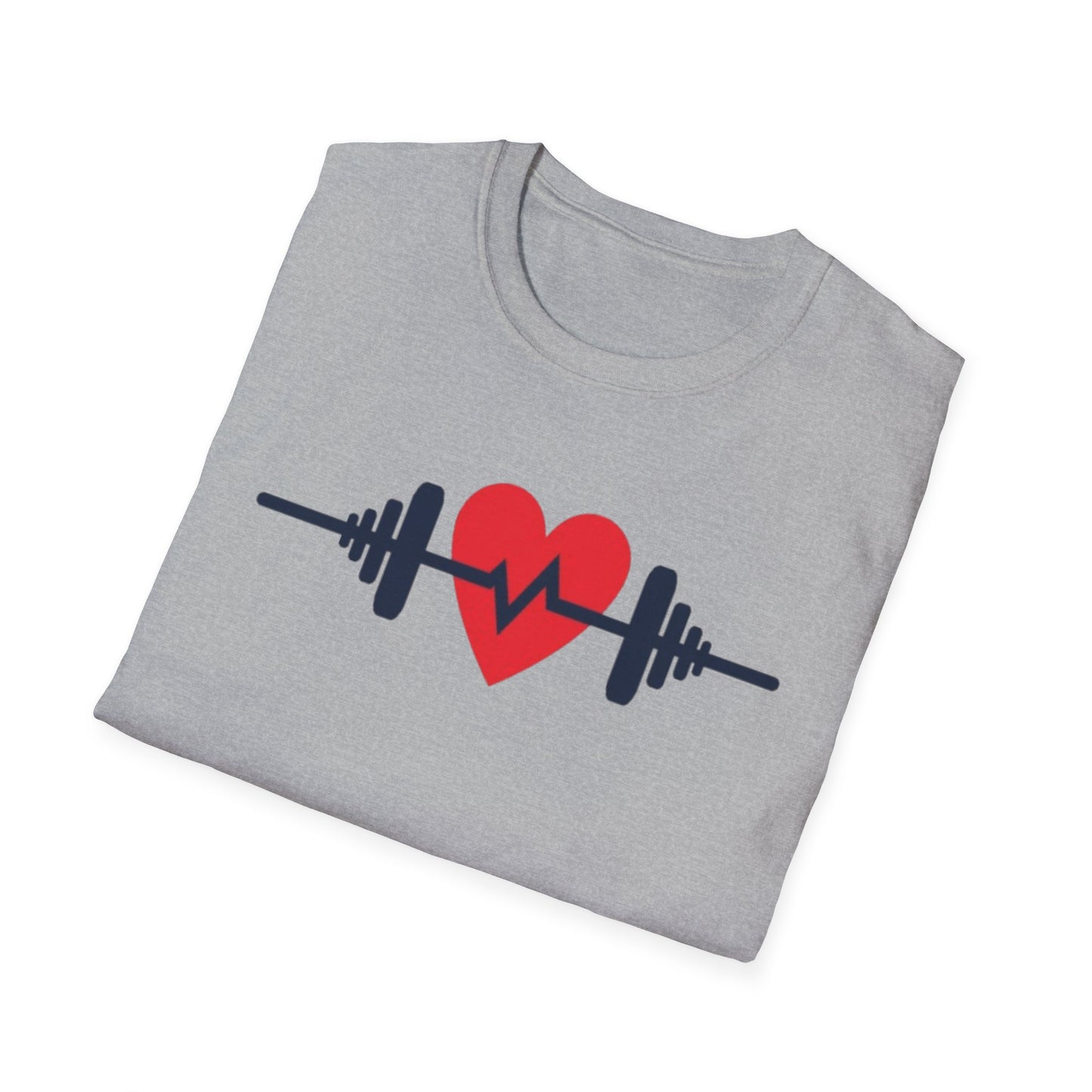 Heartbeat of Fitness T-Shirt – Lift with Passion, Train with Heart