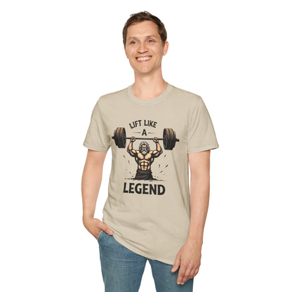 Lift Like a Legend T-Shirt – Epic Gym & Powerlifting Tee