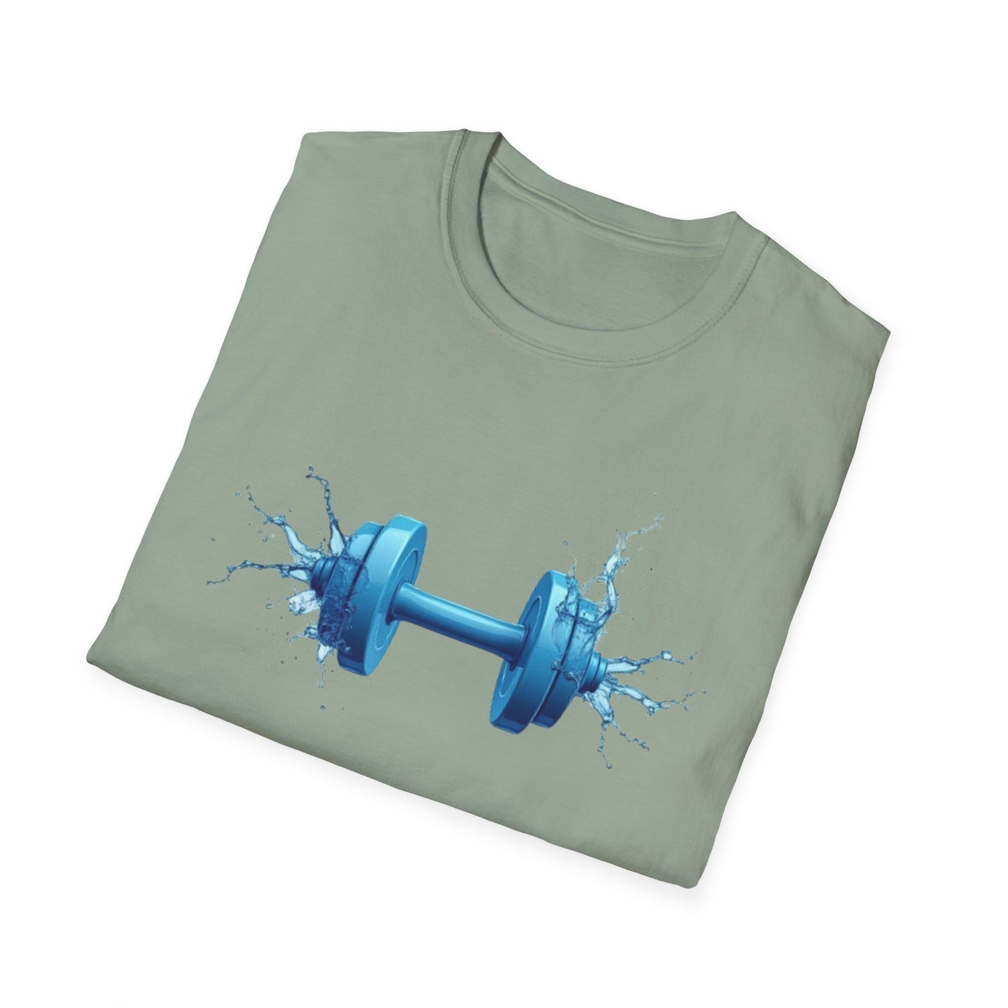 Hydro Strength Dumbbell T-Shirt – Power, Performance & Fluidity