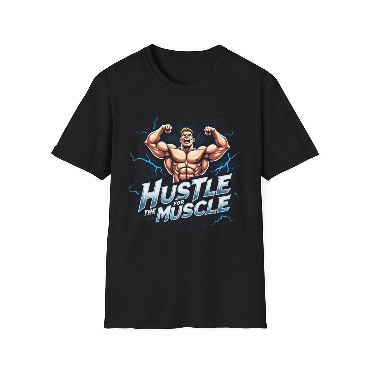 Hustle for the Muscle T-Shirt – Hardcore Gym & Fitness Tee