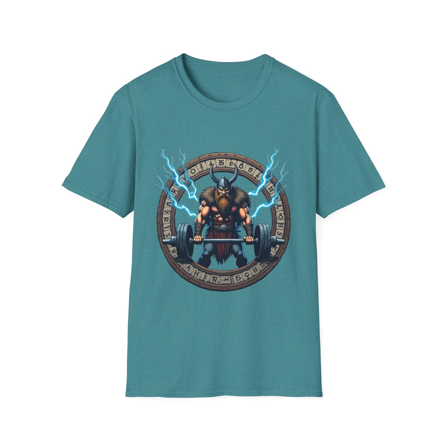 Viking Warrior Gym T-Shirt – Conquer Your Workouts with Norse Strength