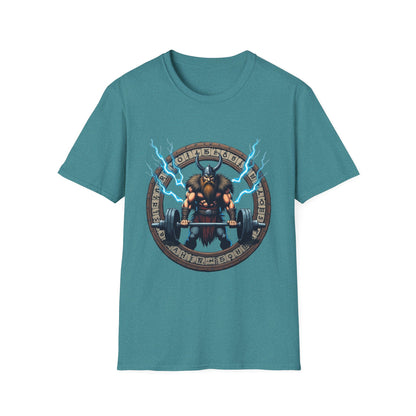 Viking Warrior Gym T-Shirt – Conquer Your Workouts with Norse Strength