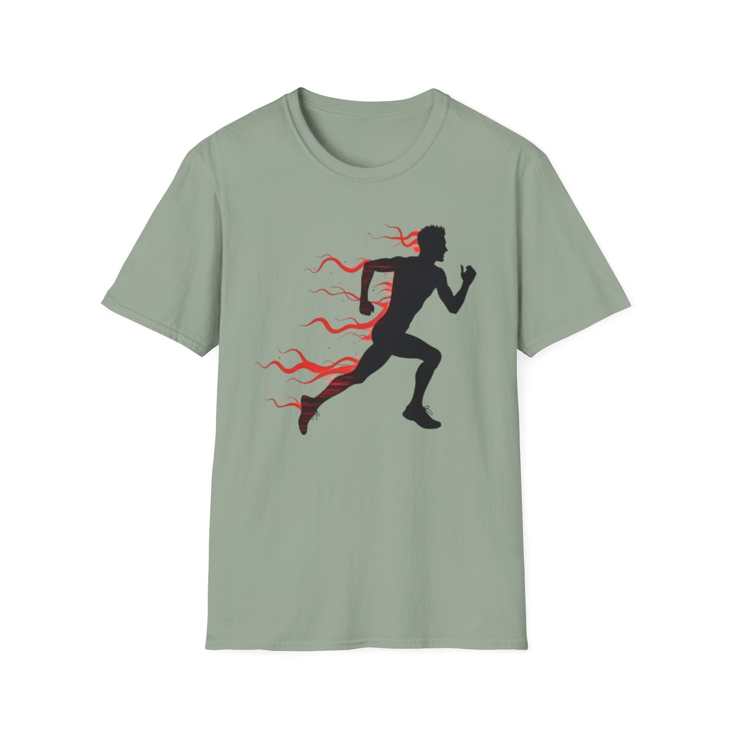 Flaming Speed Runner T-Shirt – Ignite Your Passion for Running