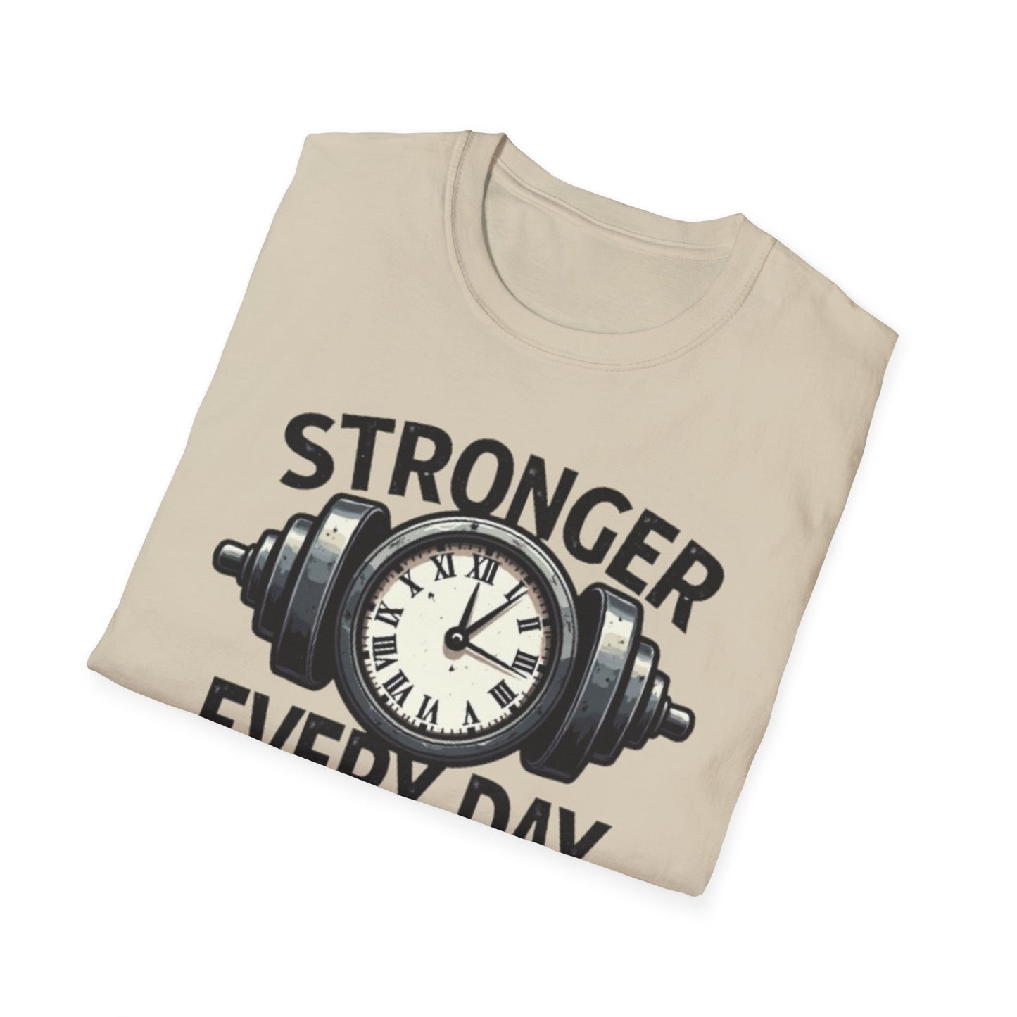 Stronger Every Day T-Shirt – Motivational Gym & Fitness Tee