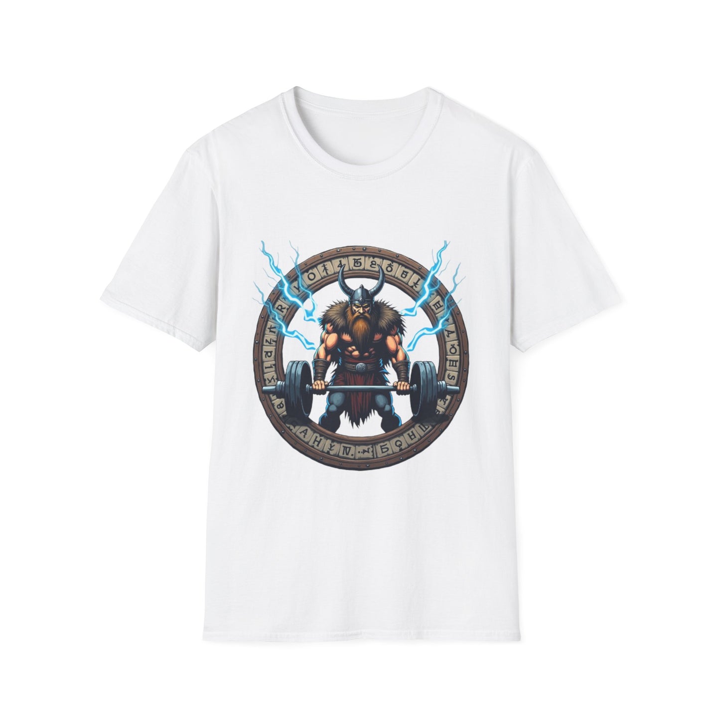 Viking Warrior Gym T-Shirt – Conquer Your Workouts with Norse Strength