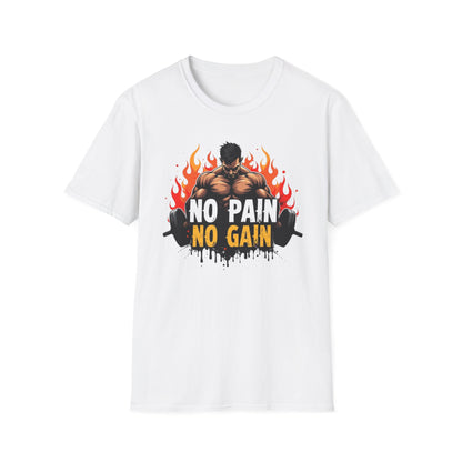 No Pain No Gain T-Shirt – Hardcore Gym & Workout Tee