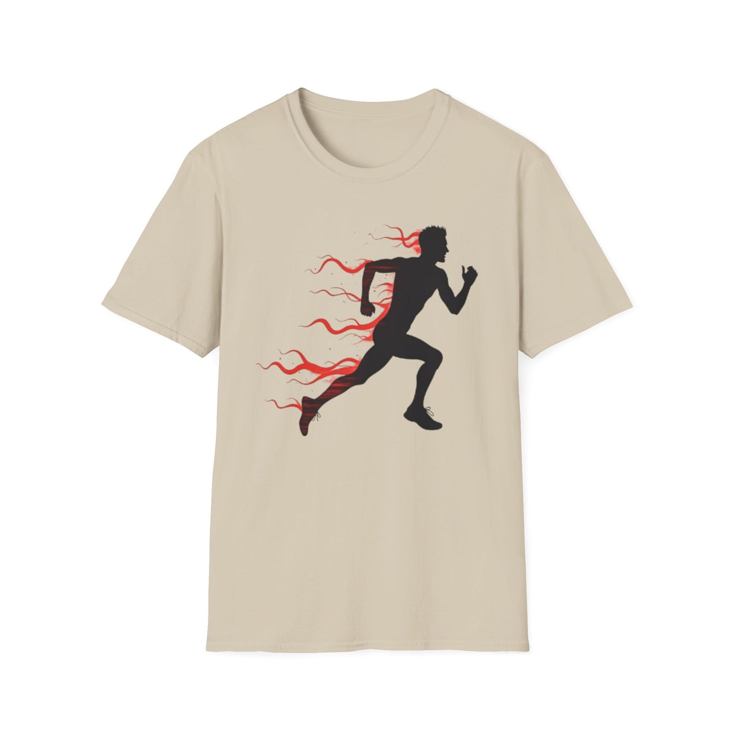 Flaming Speed Runner T-Shirt – Ignite Your Passion for Running