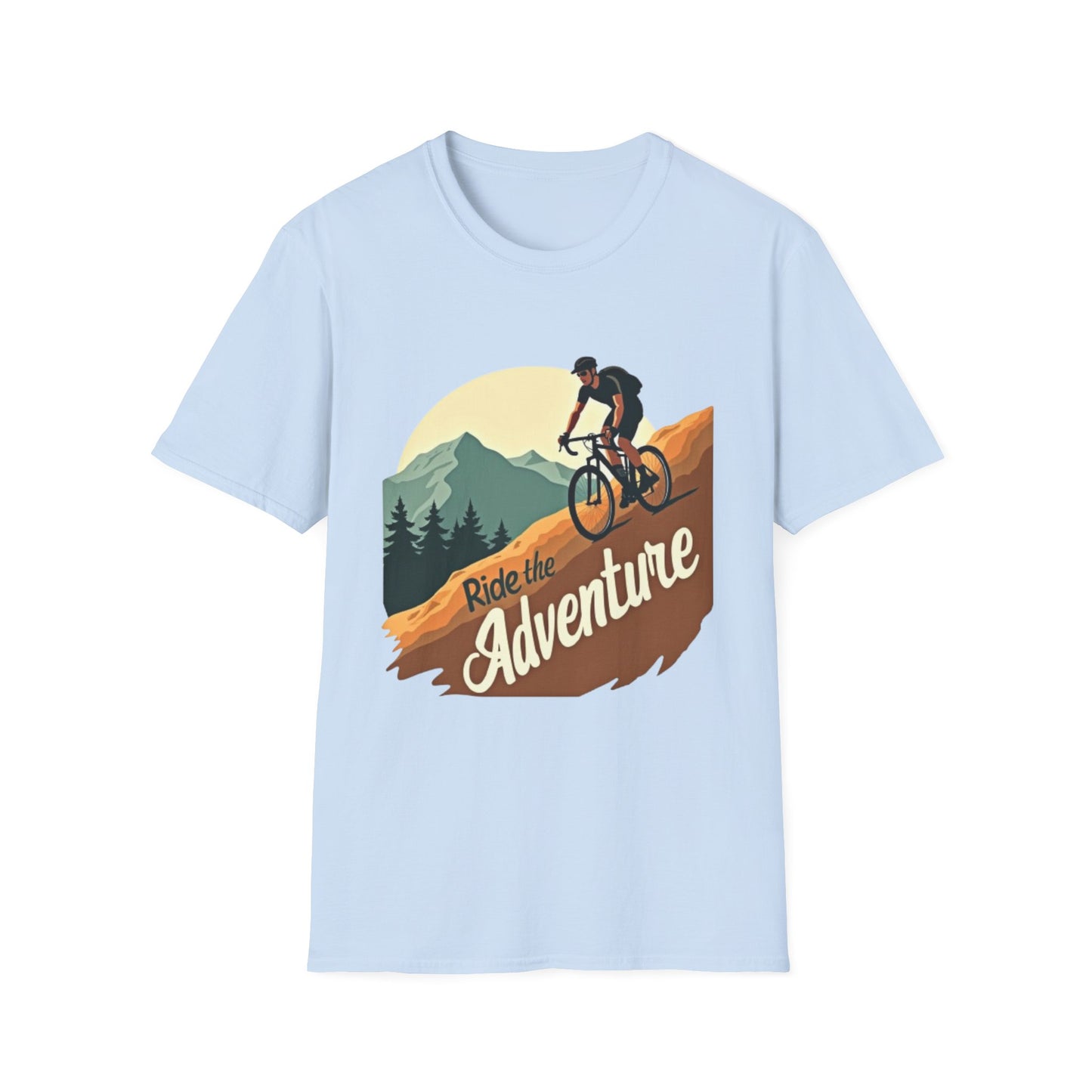 Ride the Adventure T-Shirt – Cycling & Outdoor Exploration