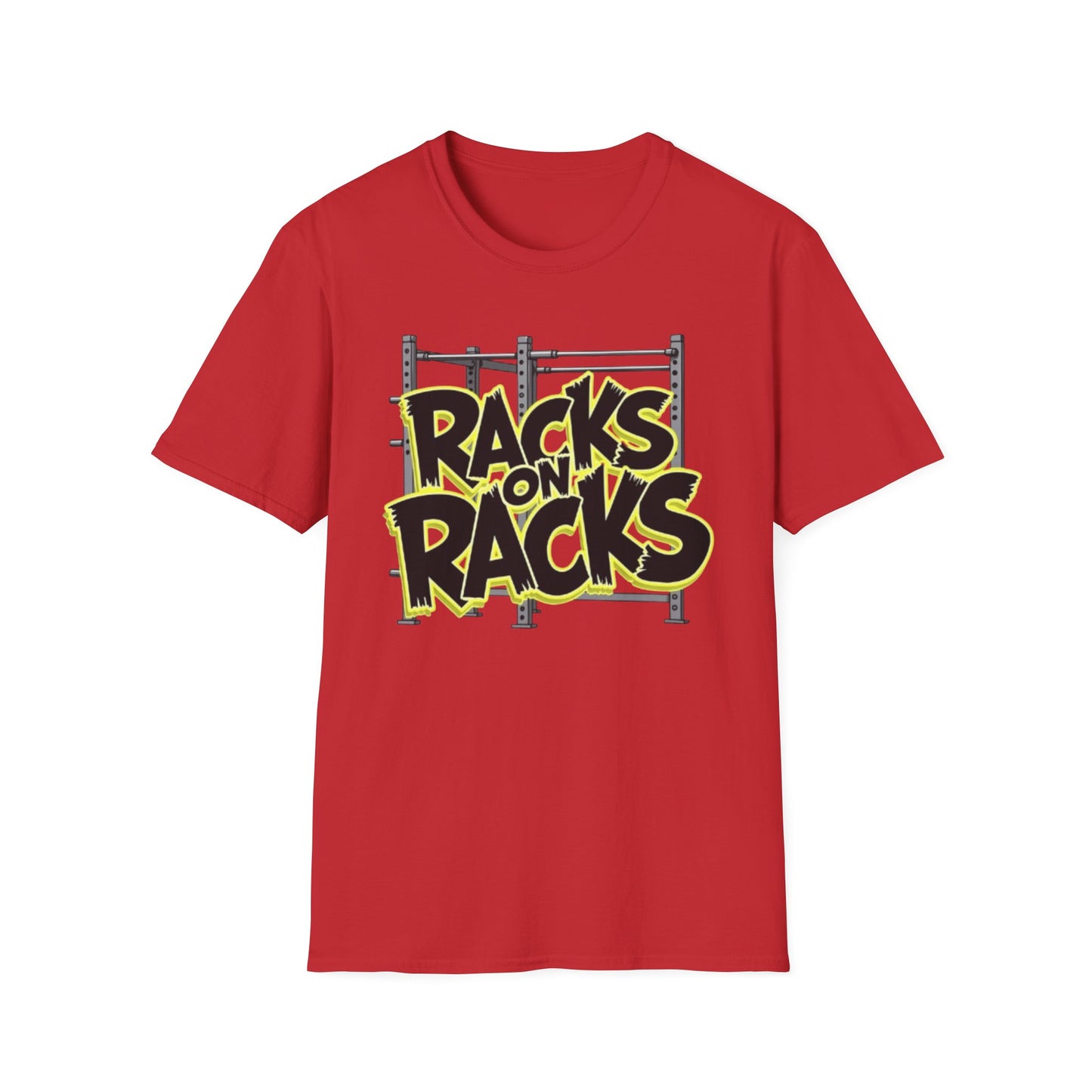 Racks on Racks T-Shirt – Funny Gym & Lifting Tee