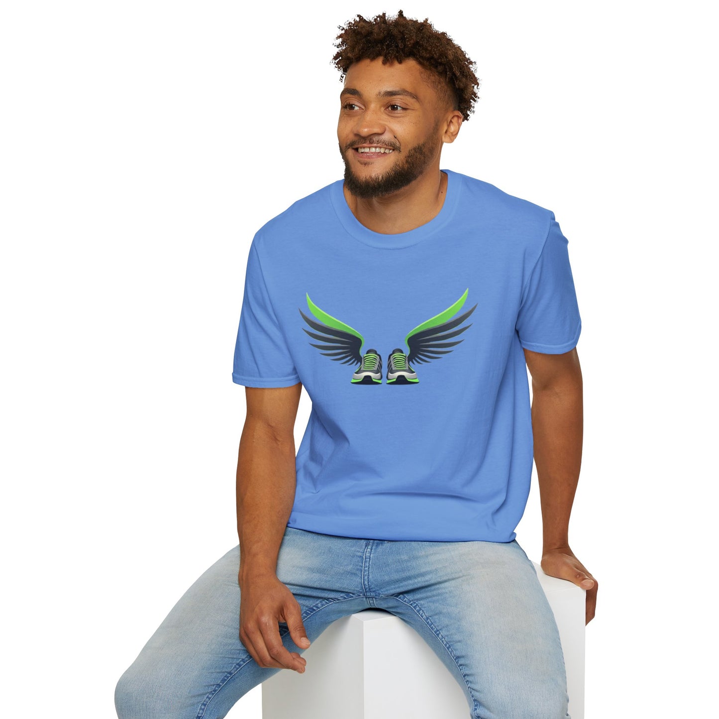 Winged Runner T-Shirt – Speed, Freedom & Endurance