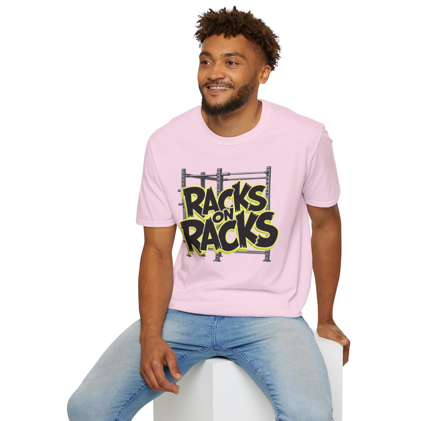 Racks on Racks T-Shirt – Funny Gym & Lifting Tee