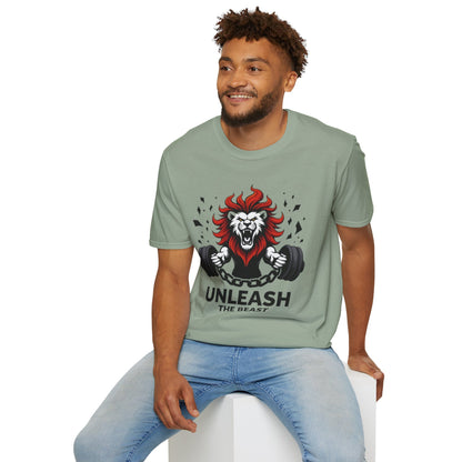 Unleash the Beast T-Shirt – Power, Strength & Gym Motivation