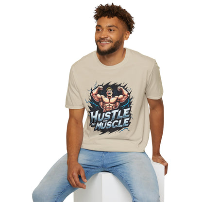 Hustle for the Muscle T-Shirt – Hardcore Gym & Fitness Tee