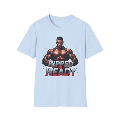 Ripped & Ready T-Shirt – Hardcore Gym & Bodybuilding Tee