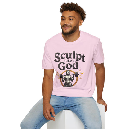 Sculpt Like a God T-Shirt – Epic Gym & Bodybuilding Tee