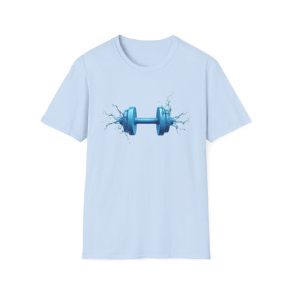 Hydro Strength Dumbbell T-Shirt – Power, Performance & Fluidity